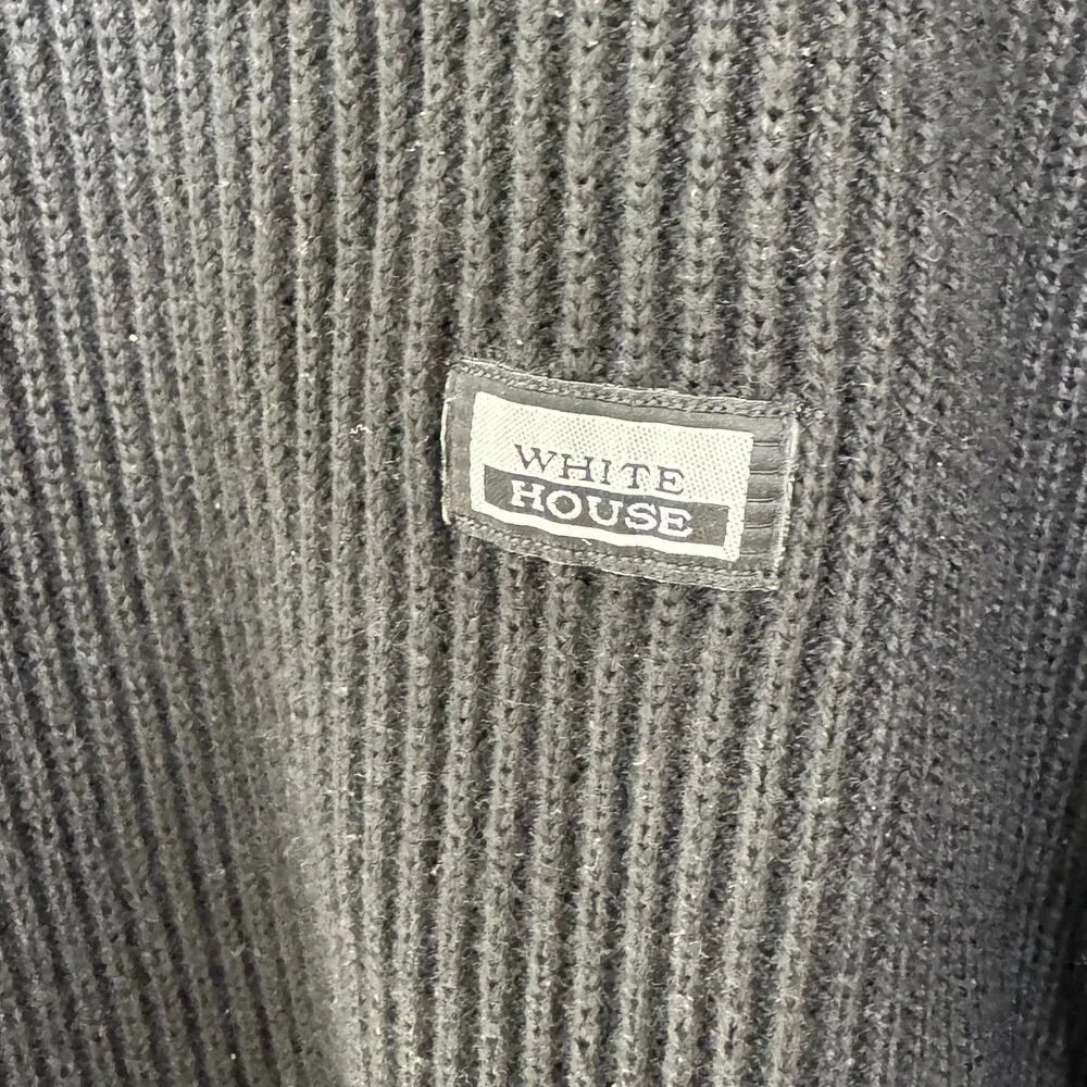 White‎ House Firenze ribbed fisherman sweater  MS156